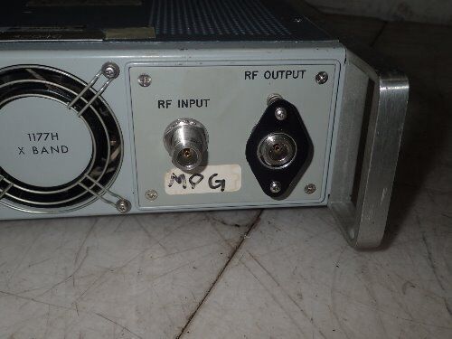 Hughes 1177H03f000 Traveling Wave Tube Amplifier 1177,8.0-12.4 Ghz At 10,120V,Bg
