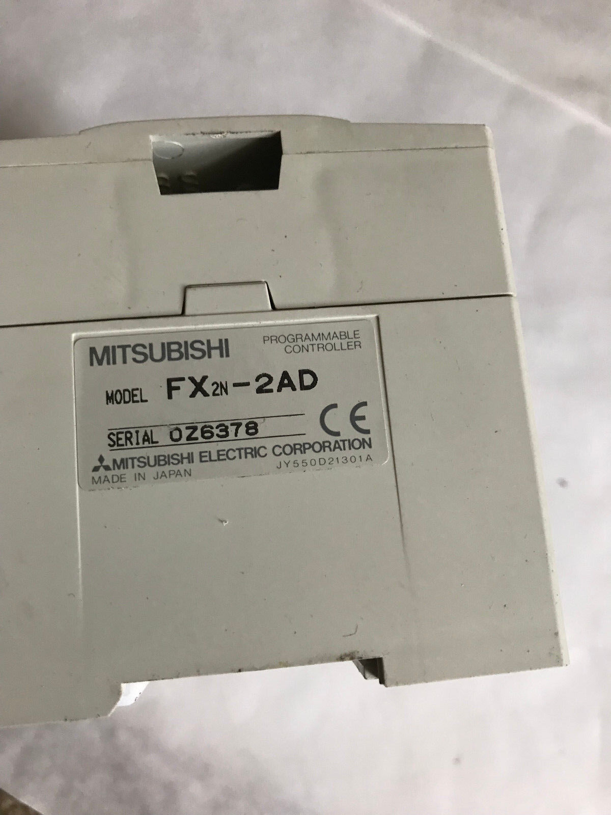 Misubishi Fx2n-16Mr-Es/Ul,Fx2n-2Ad,Fx2n-16Mr Programmable Controller 2A,240V,St