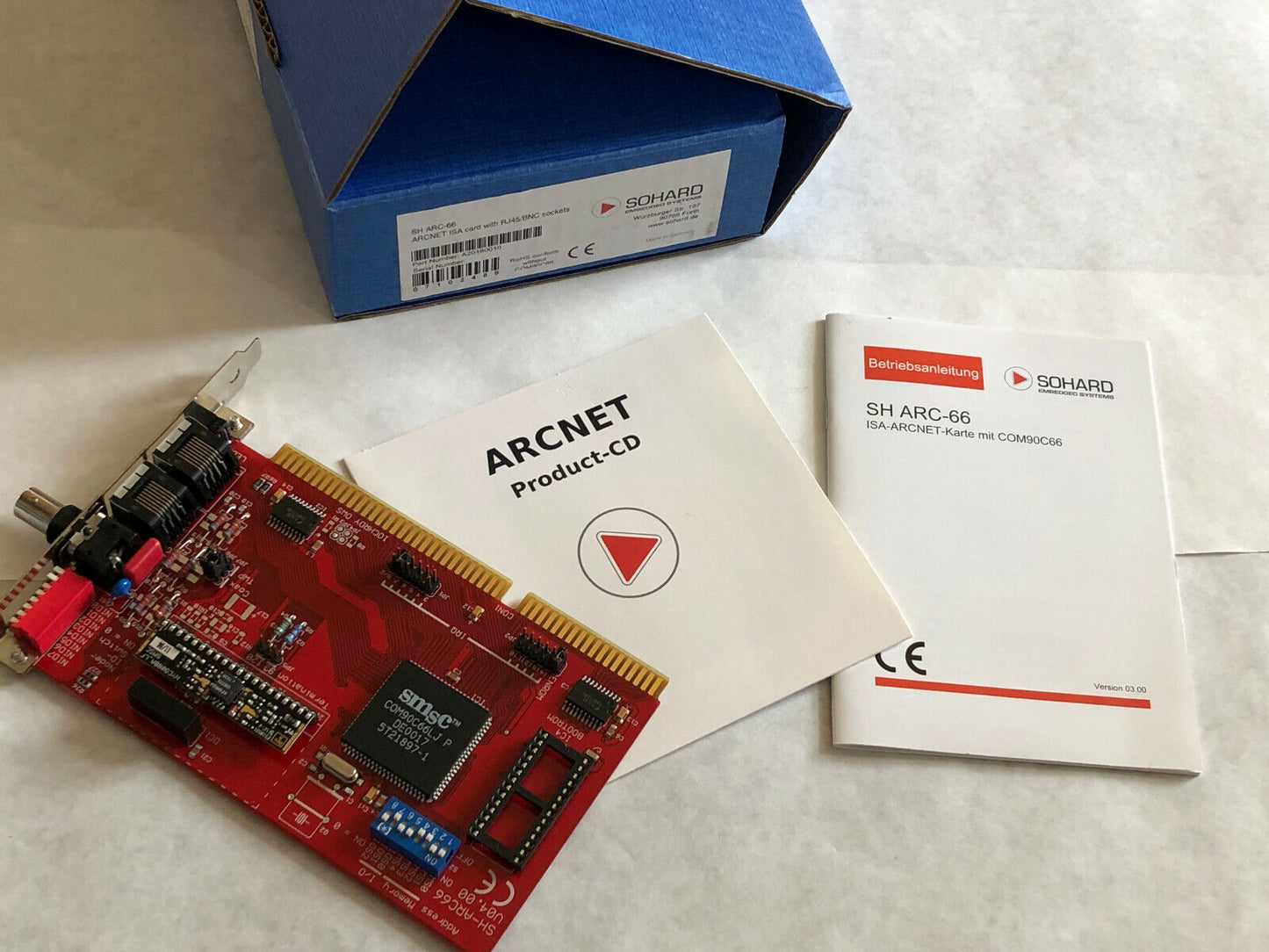 New Sohard Sh-Arc66 V04.00,67782 Arcnet Isa Card,Eb