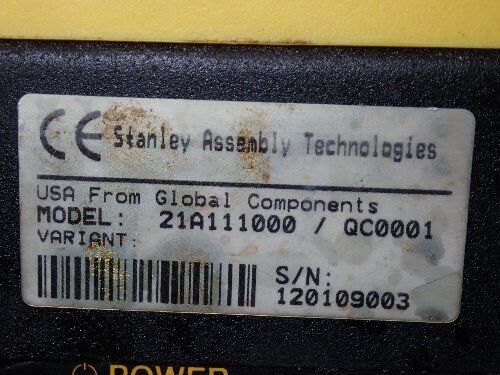Stanley 21A111000/Qc0001 Tau Qpm Controller Unit,Stanley 21A111000,Qc0001,Eo