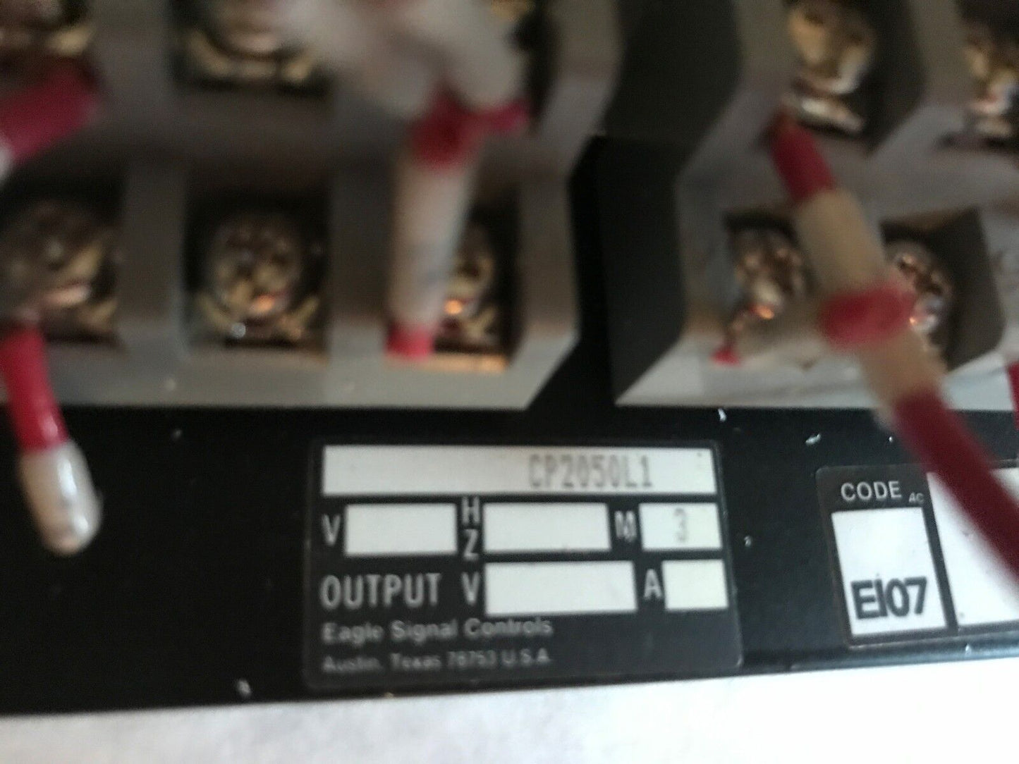 Eagle Signal Cp2250n9,Eptak 225, Expansion Unit Cp2050l1, Nl120l1,Nl130l1,Ey
