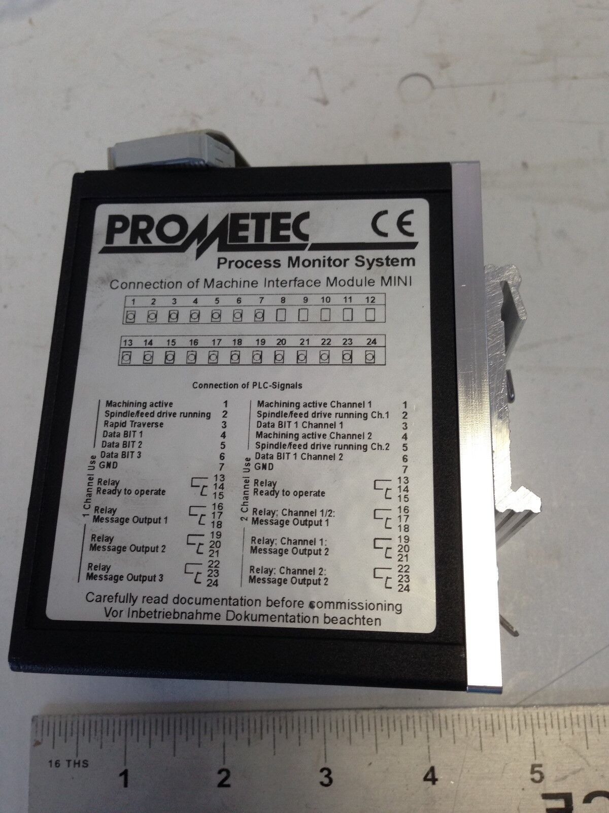 New Old Prometec Mini Process Monitor System Machine Interface Module,Fl