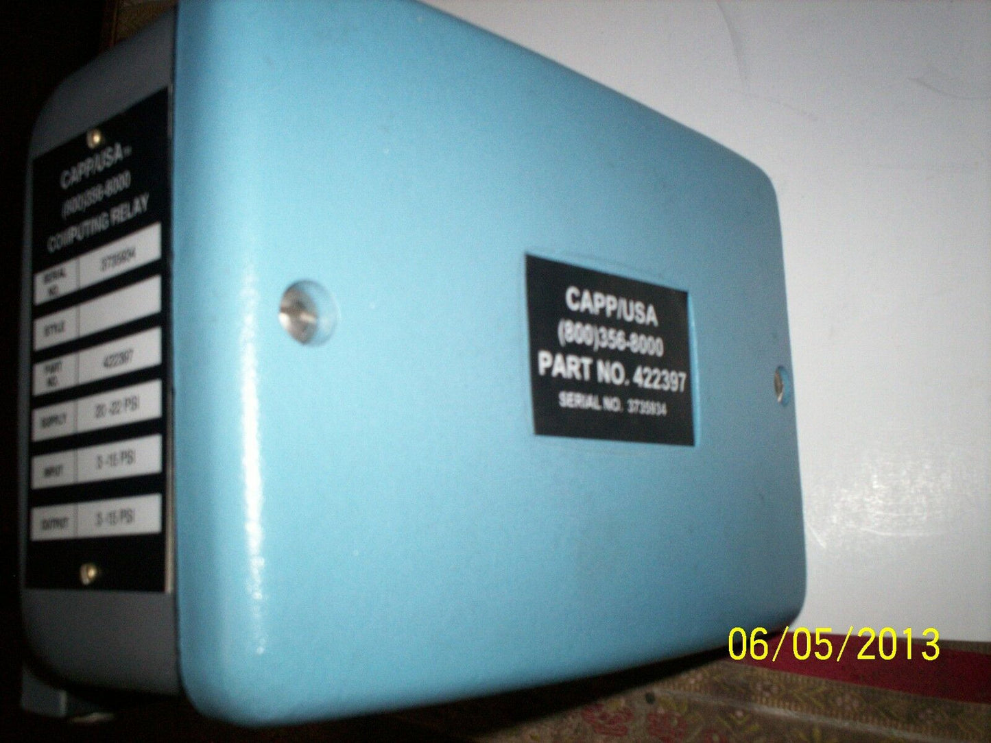 New Foxboro 136-3-3,422397 Pneumatic Computing Relay 20-22 Input/Output 3-15,Bh