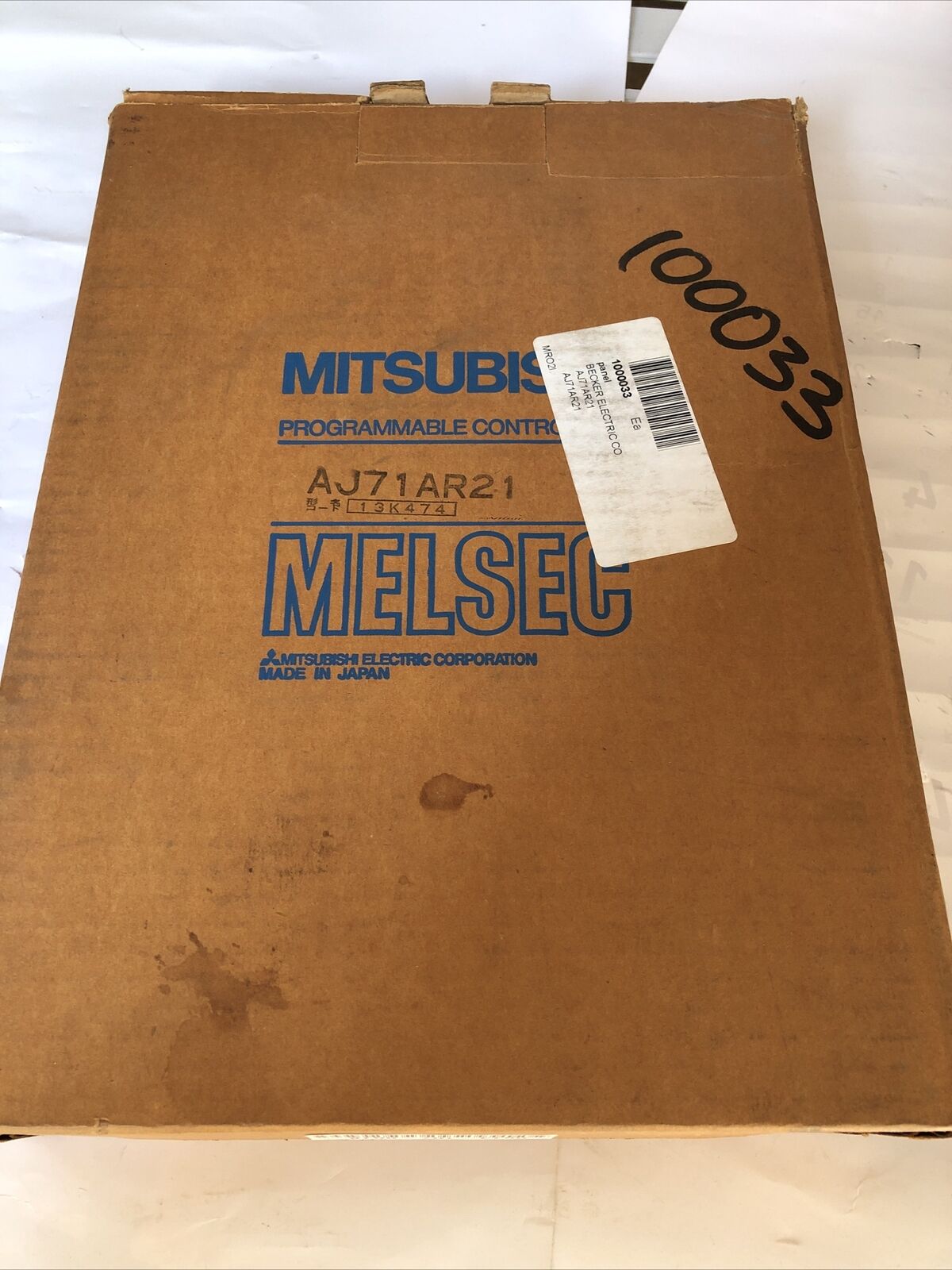 New Mitsubishi Aj71ar21 Melsec Plc Coax Link Master Module ,Er,Db