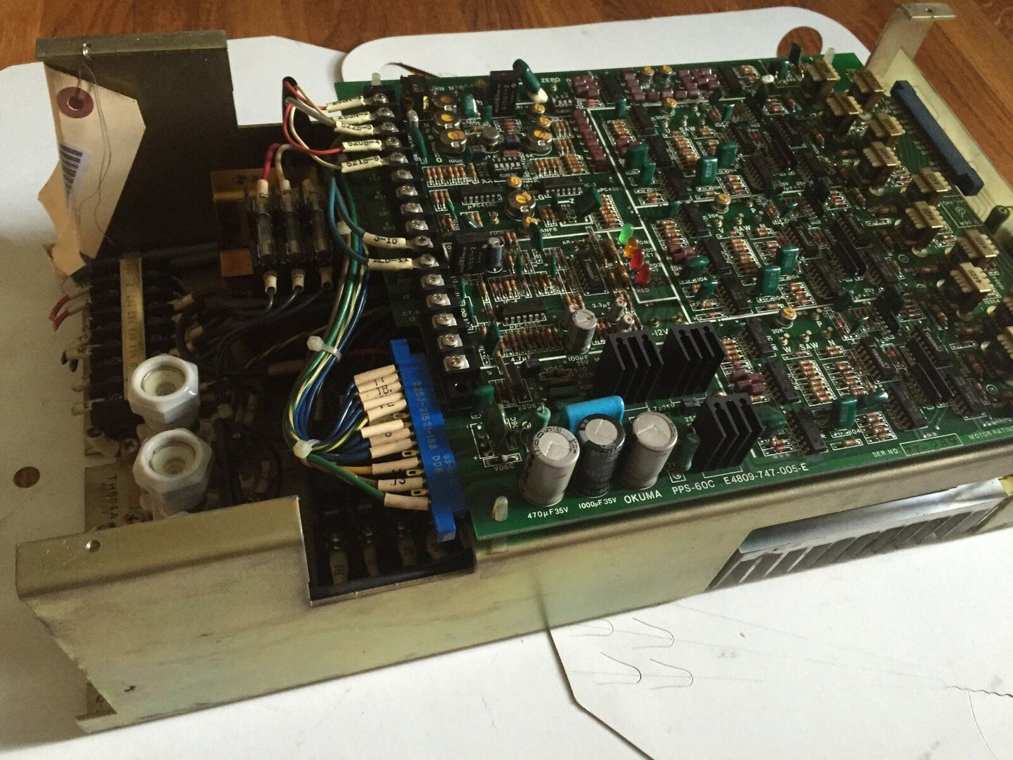 Okuma Pps-60C,Pdt25104c,E4809-747-005-E, Th 604 A Ac100v Servo Drive,Bs