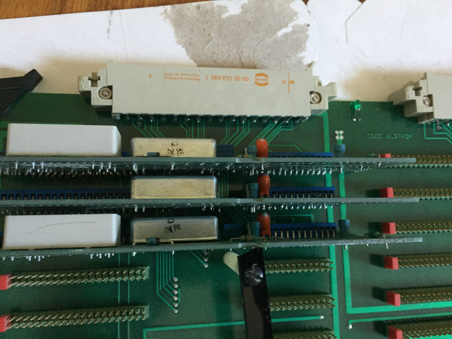 Cgee Alsthom Maa, 90801105-C Rev..C Cgee Alsthom-Red Pcb Board,Cz