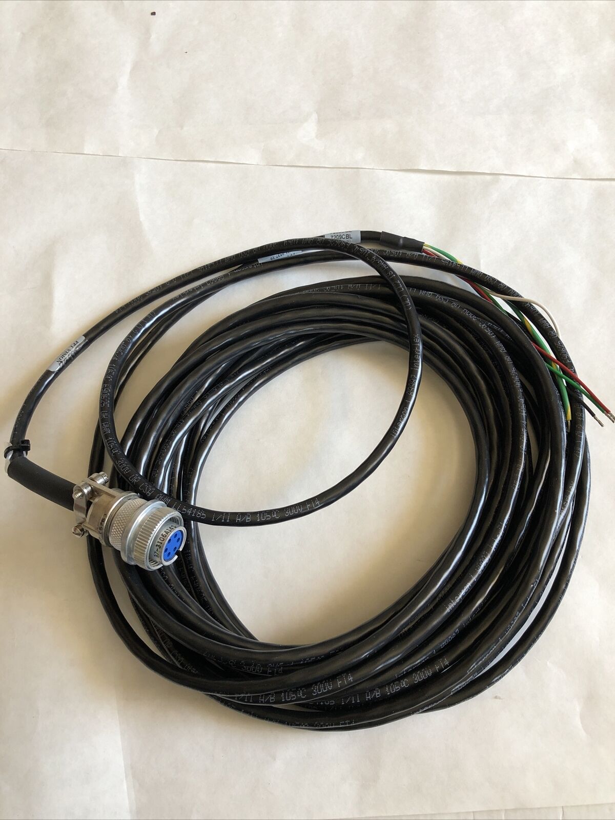 New Ppt Vision 431-0537-10,7209Cbl,431037 10 Lighting Cable 10M,Df
