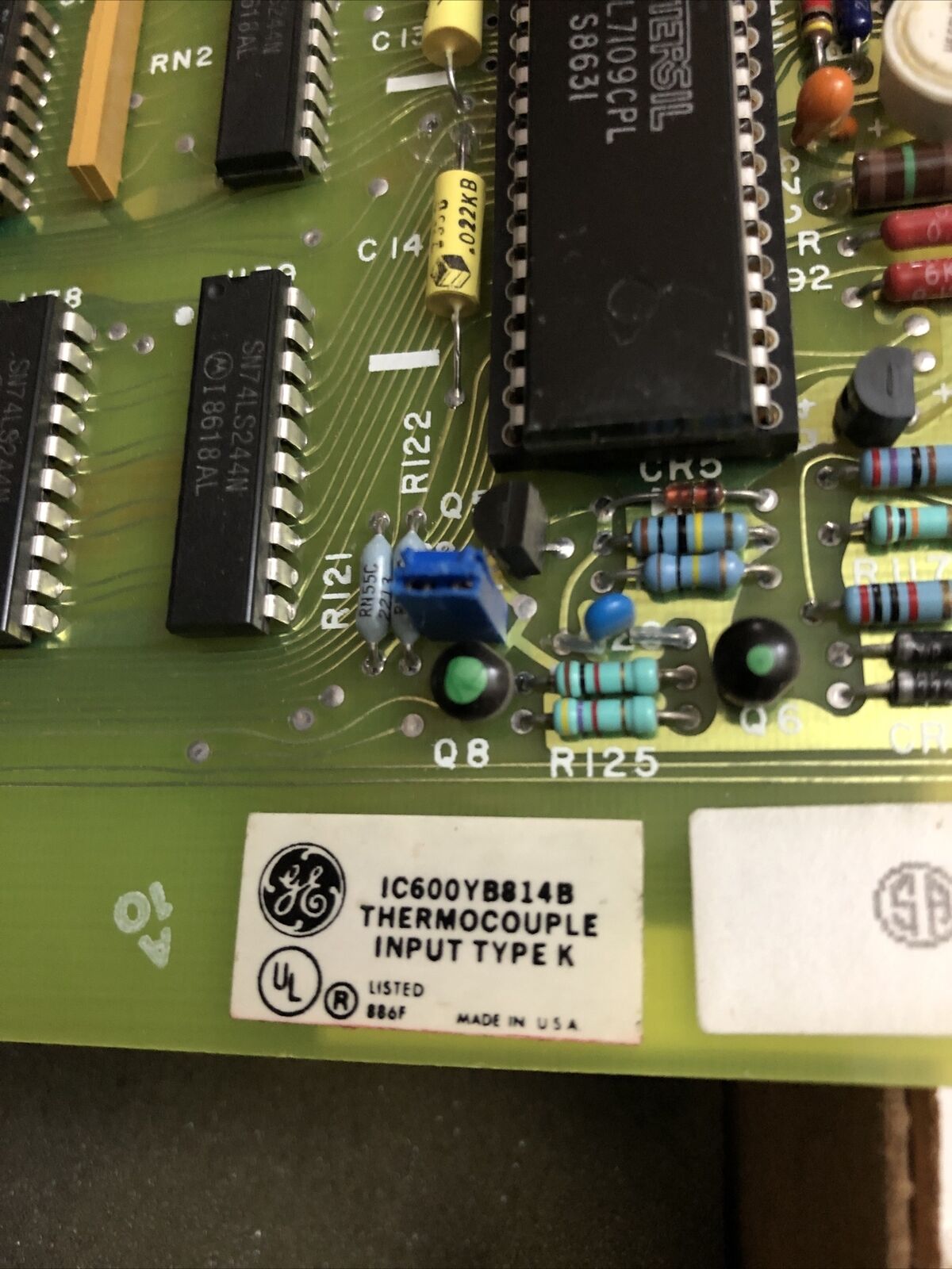 General Electric Ic600yb814b,Ge 44A717162-012,Ge 44A717162-01 Input Module,Cy
