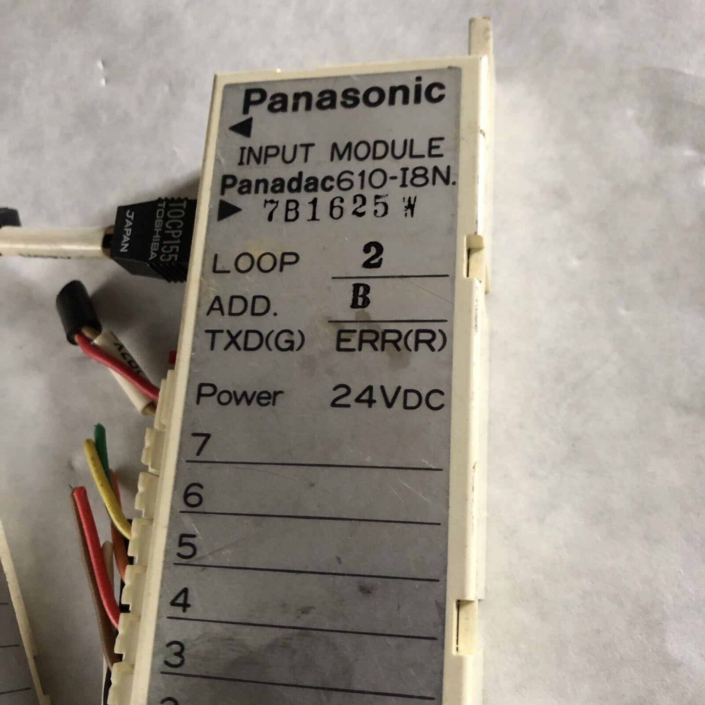 Lot 2 Panasonic 610-18N Panadac Plc Inputs, Output 610I8n, Panasonic 610-I8n,Ay