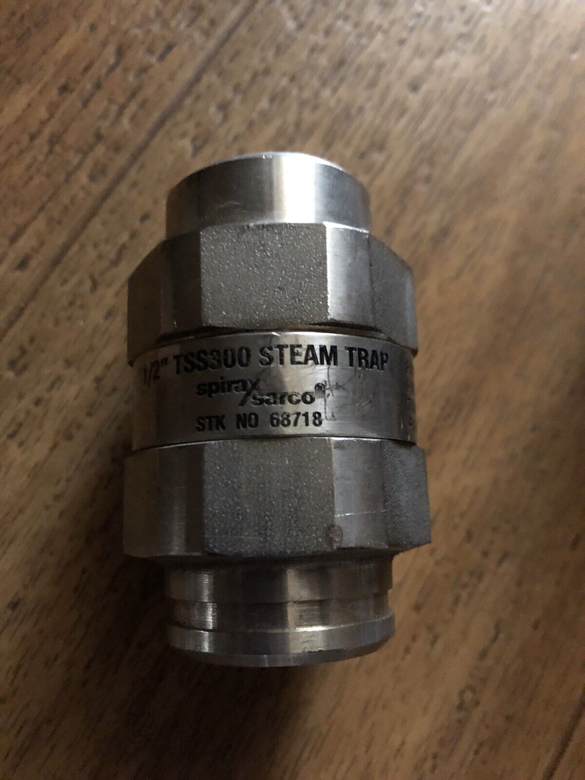 Spirax Sarco 1/2" Tss300 1/2” Npt Steam Trap Stk Valve,Tss-300,68718,62002,Bp