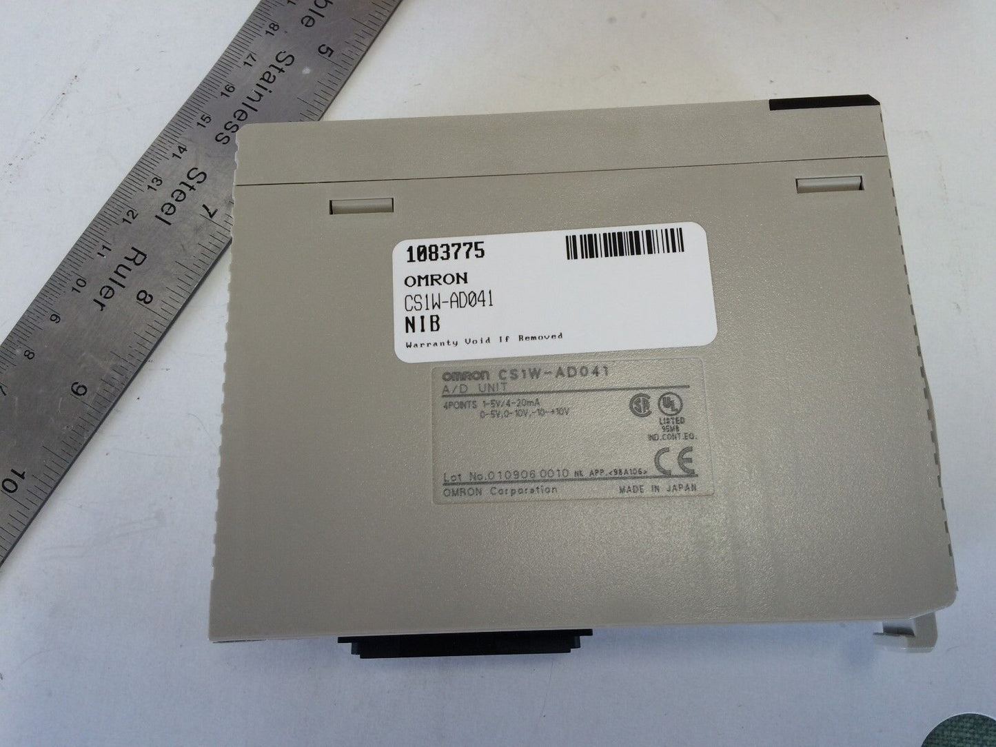 New Omron Cs1w-Ad041,Input Module Analog 4Point Cs1w-Ad041,010906 0010,Fk