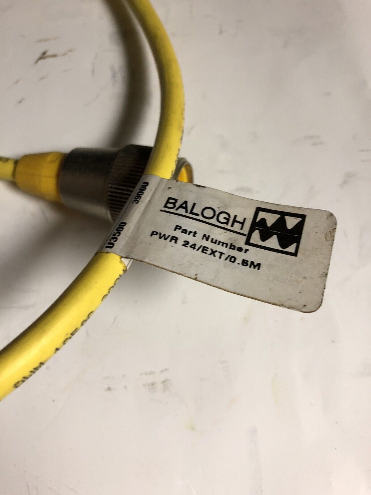 New Balogh Robotic/Machine Cable Assembly Cordset Pwr 24/Ext/0.5M,10150544,Ex