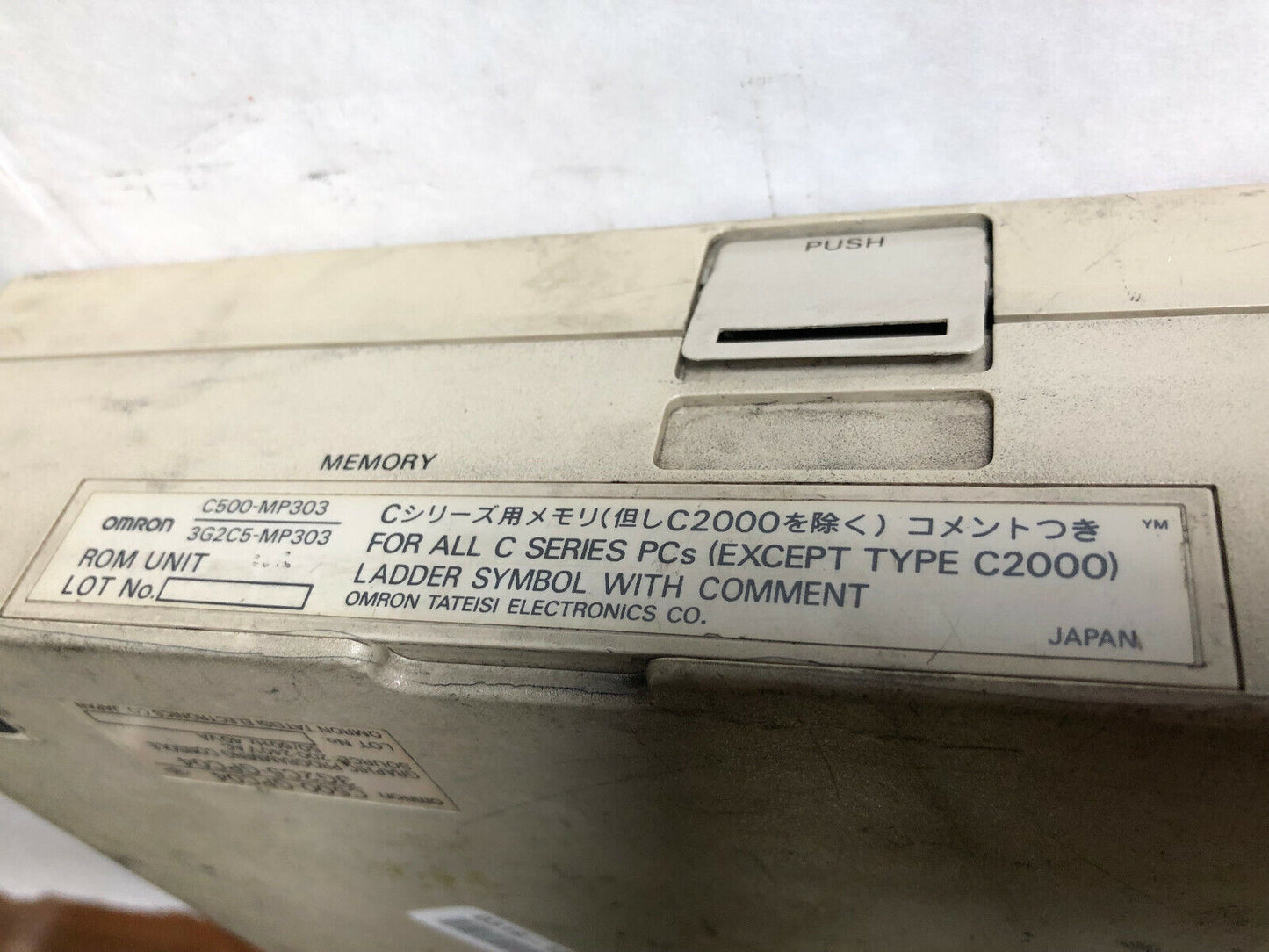 Omron C500-Gpc04 Graphic Programming Console,3G2c5-Gpc04 (Part!, No Power On),Sk