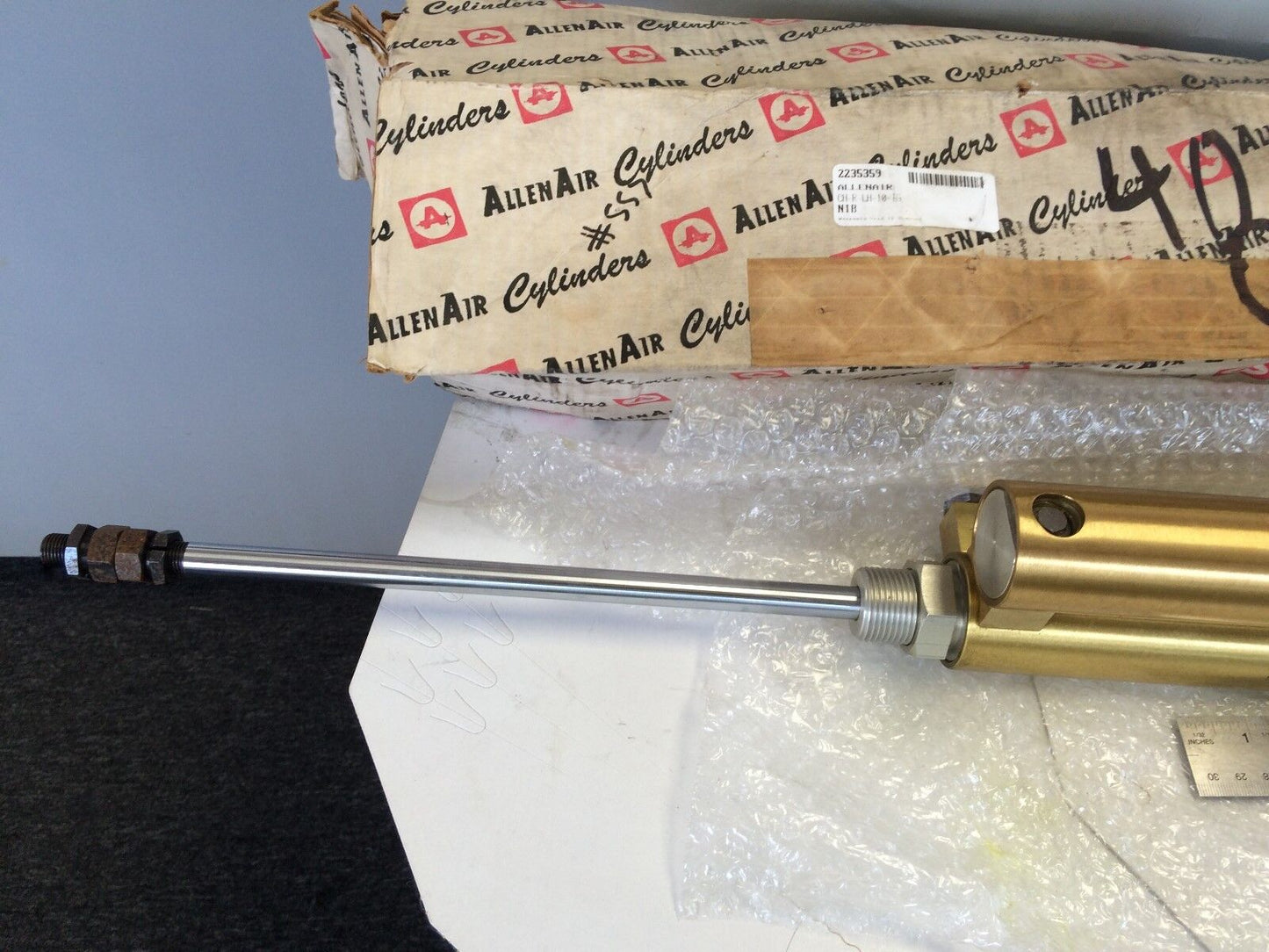 New Allenair #76 Control 10 Inch Stroke Cyl Check Allenair Ch-R-Lh-10-Ta,Bn