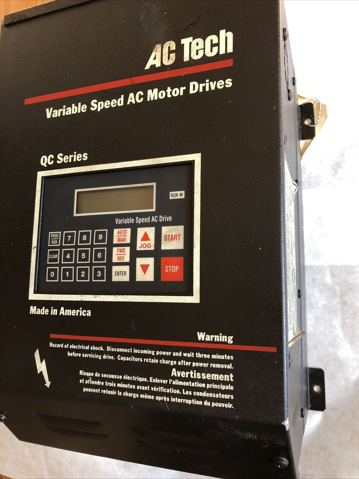 Ac Tech Q14015a Variable Speed Ac Motor Drive,15 Hp,Bc
