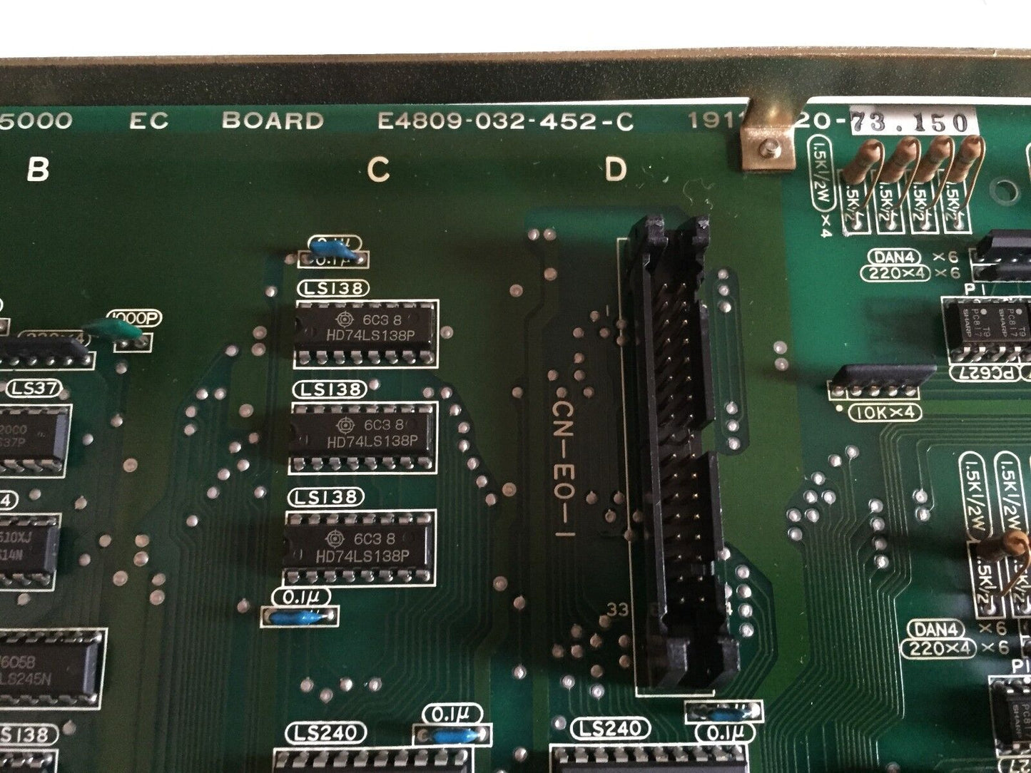 Okuma E4809-032-452-C 1911-1120,Opus 5000 Ec Board, Okuma Opus 5000,Bh,Bv