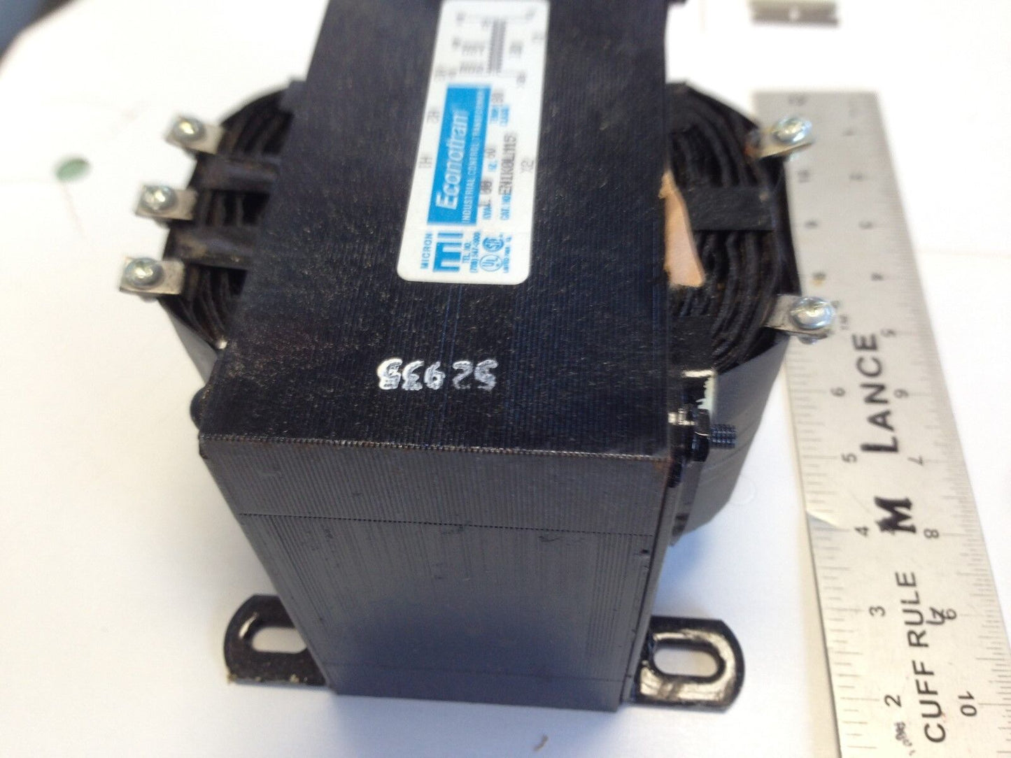 New Mi Micron Econotran En1k0lm15 Transformer 120/208V 60Hz 1.0Kva,Dg,Dc