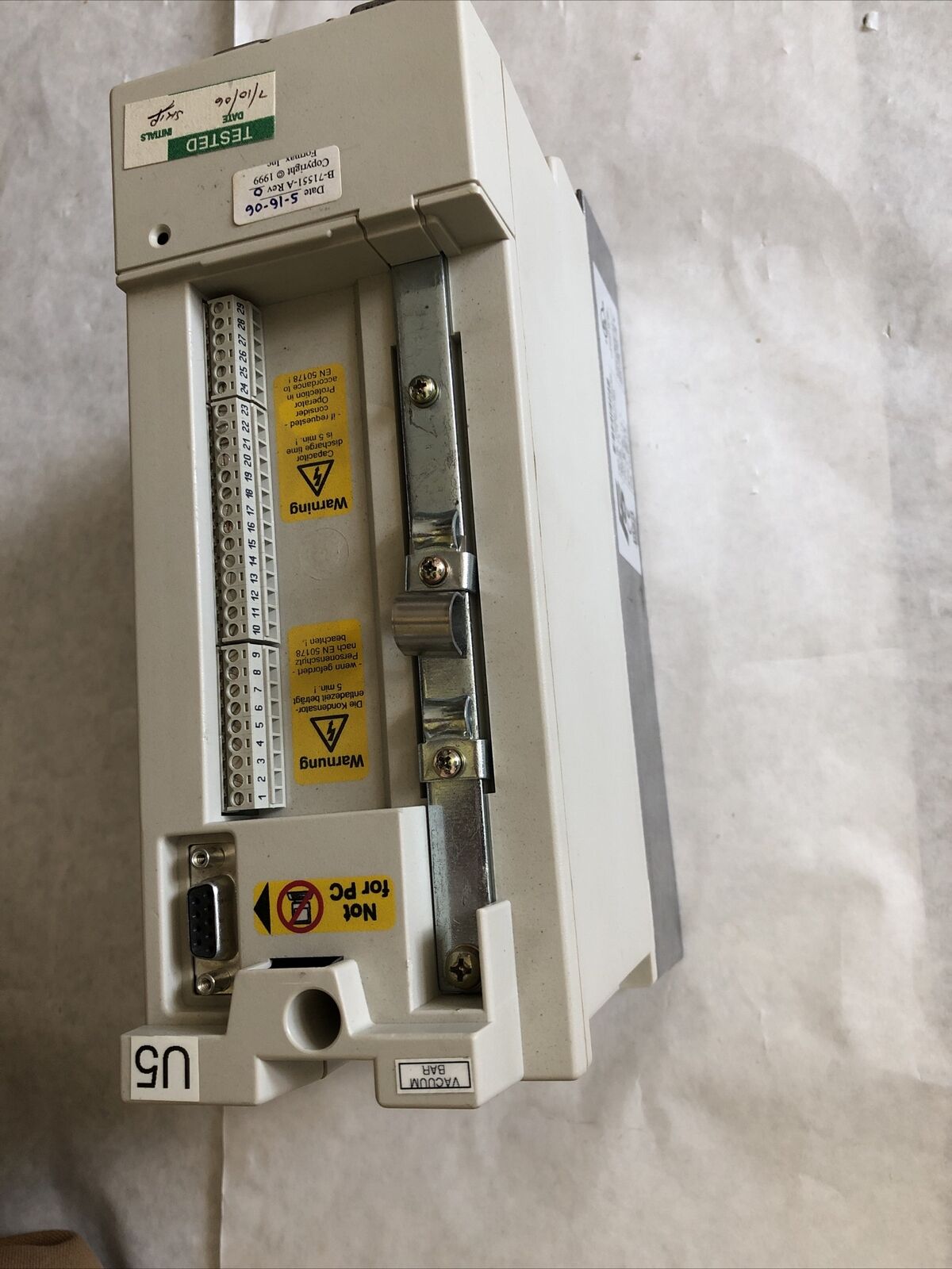Keb F5 Combivert 10.F5 M1d-Lbea Version 1.0 3Ph Inverter 4.0 Kva,Bw