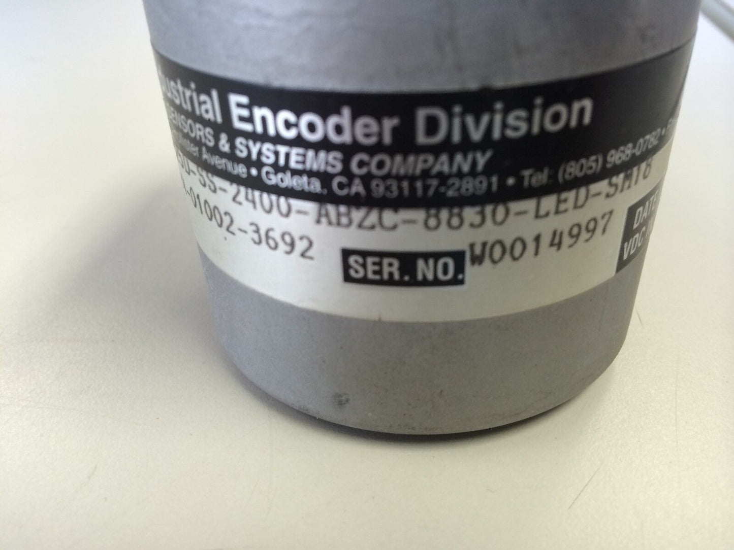 Bei Xh25d-Ss-2400-Abzc-8830-Led-Sm18 Encoder 924-01002-3692,Bd