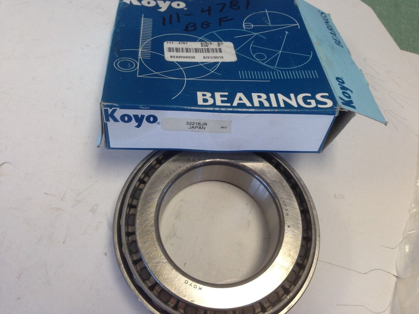 New Koyo 32216Jr,322I6jr Bearings 32216Jr-N 32216J-N,111-4781,Dh