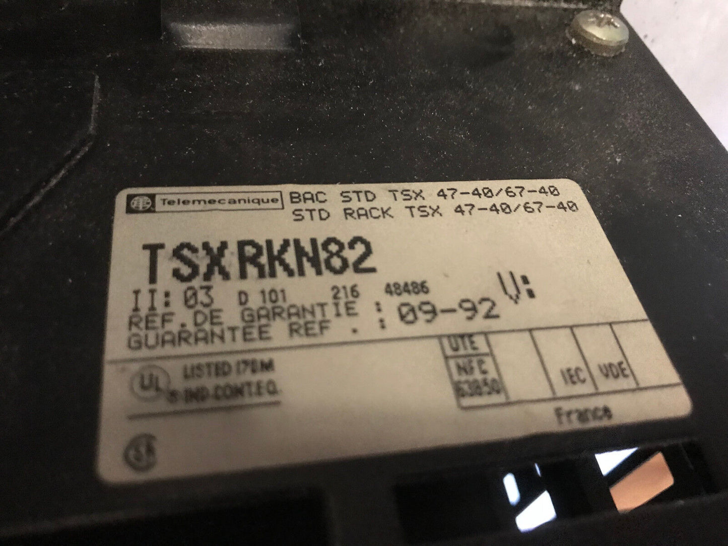 Telemecanique Tsx7,Tsxrkn82 Plc Rack,Tsx 47 40,Tsxp47425, Tsxaxm162,Ez