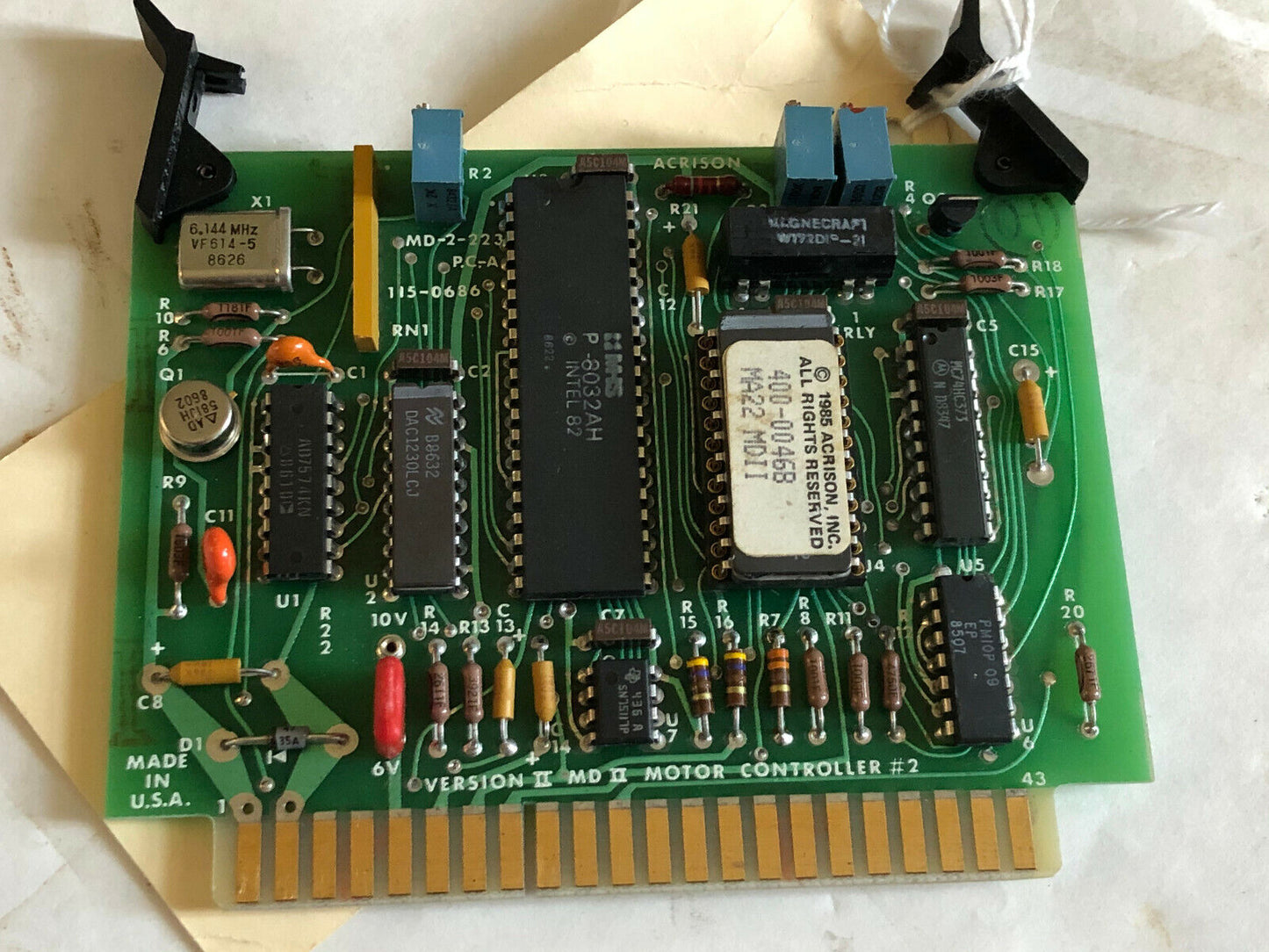 Acrison Version Ii Md Ii Plc Control Board Md-2-223 V2 Motor Controller #2,Ar
