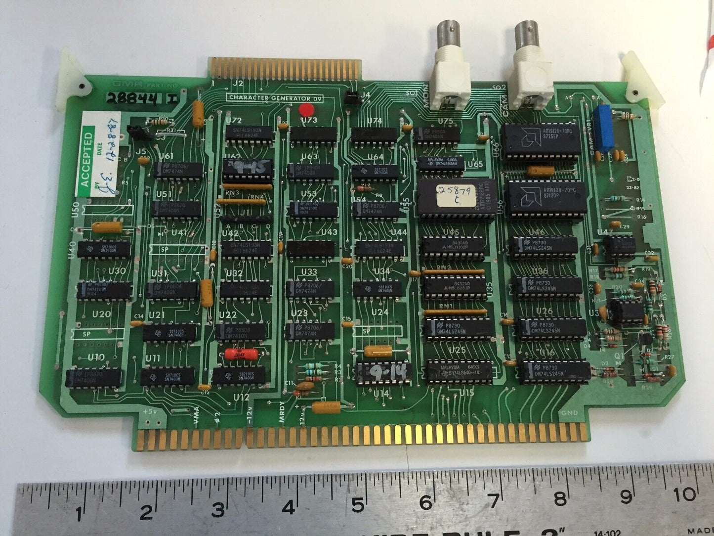 Gmr 28844 I ,Character Generator 09 Pcb Board,Gmr 28844I,Ff