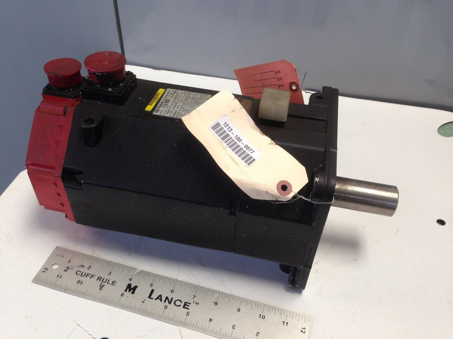 Ge Fanuc 12/3000,A06b-0143-B175#7076 Ac Servo Motor,3Ph,155V,Rpm 3000,Td