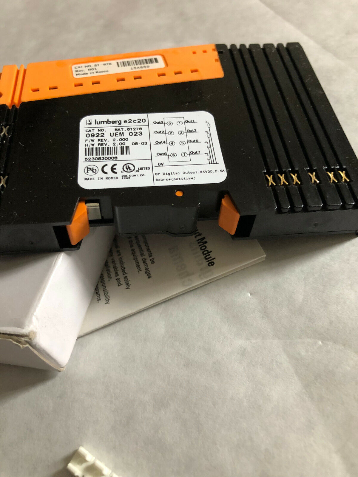 New Lumberg 0922 Uem 023 Digital-Output,Uem023 8Od,St-Rtb,Bz