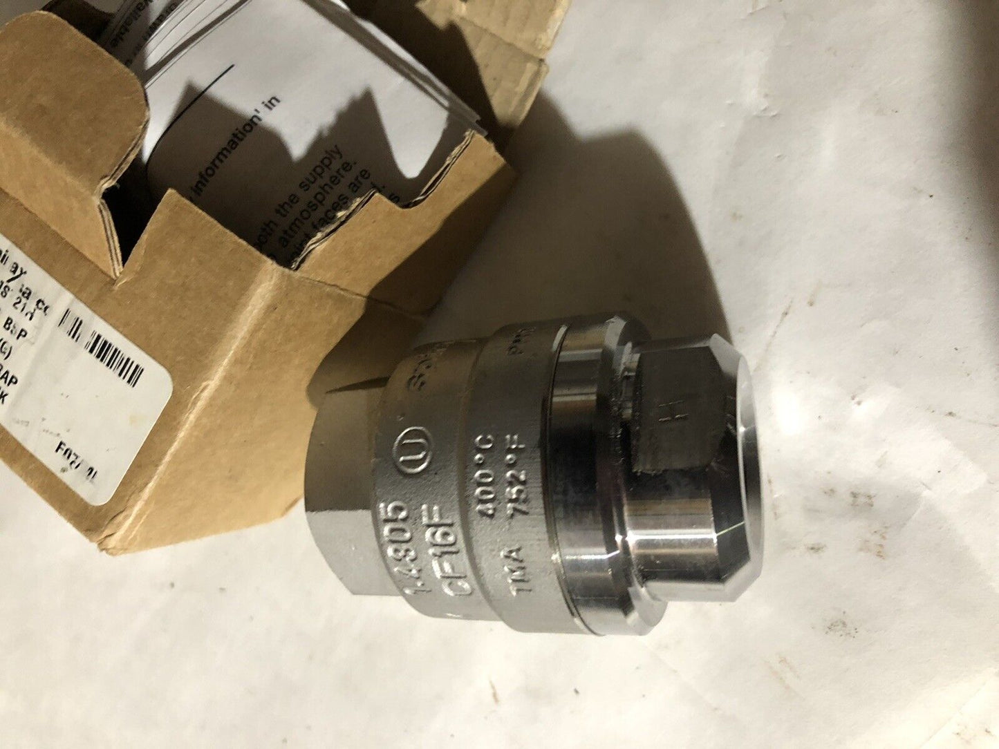 Spirax Sarco 1/2 Mst21,Mst21h,1/2" Balanced Thermostatic Steam Trap,Ae,Bt,Ef,Bn