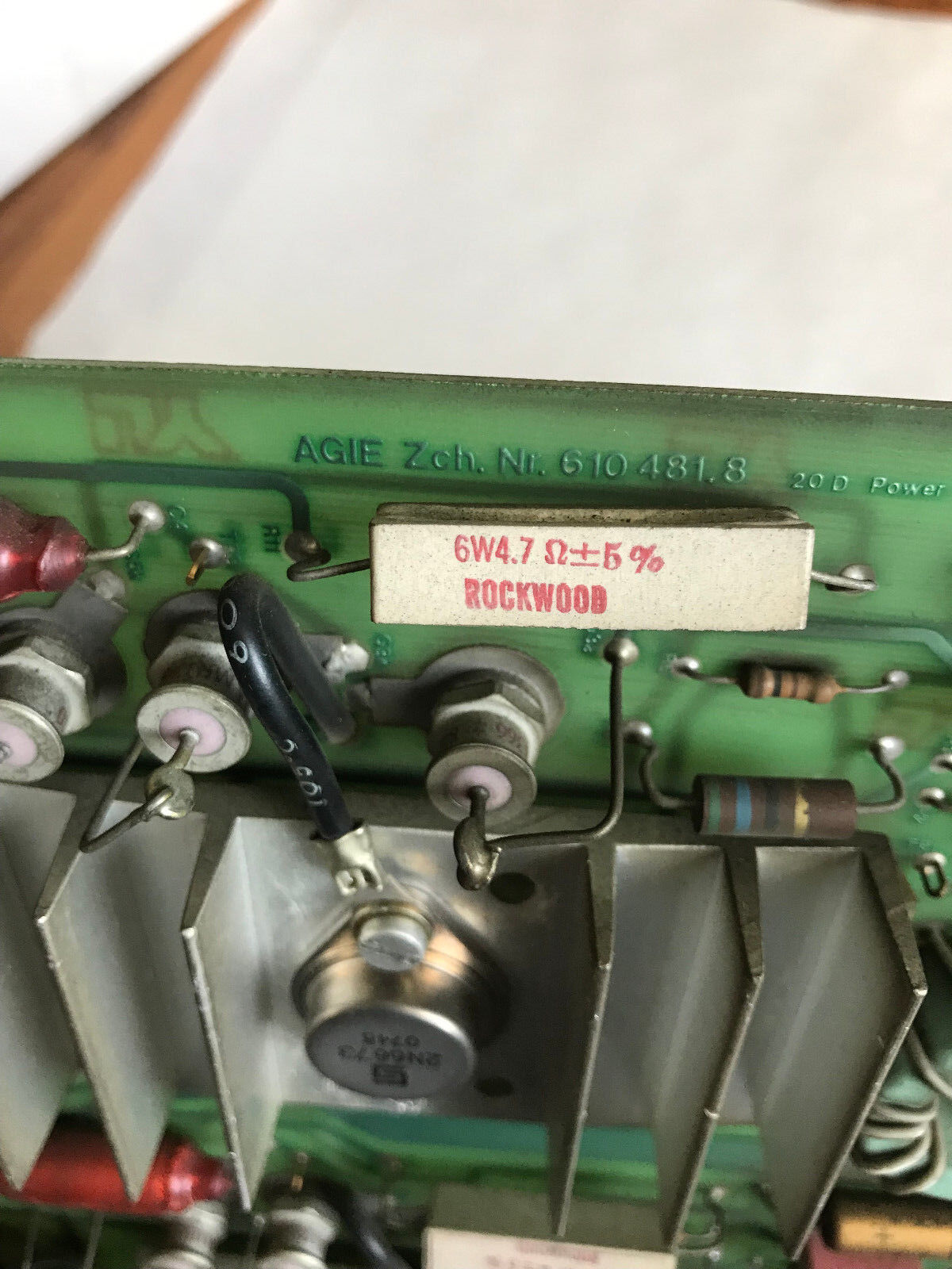Agie Zch. 610481.8 20D Power Module,Agie 610481.8 Board Ejg2501b Edm 741935,Si