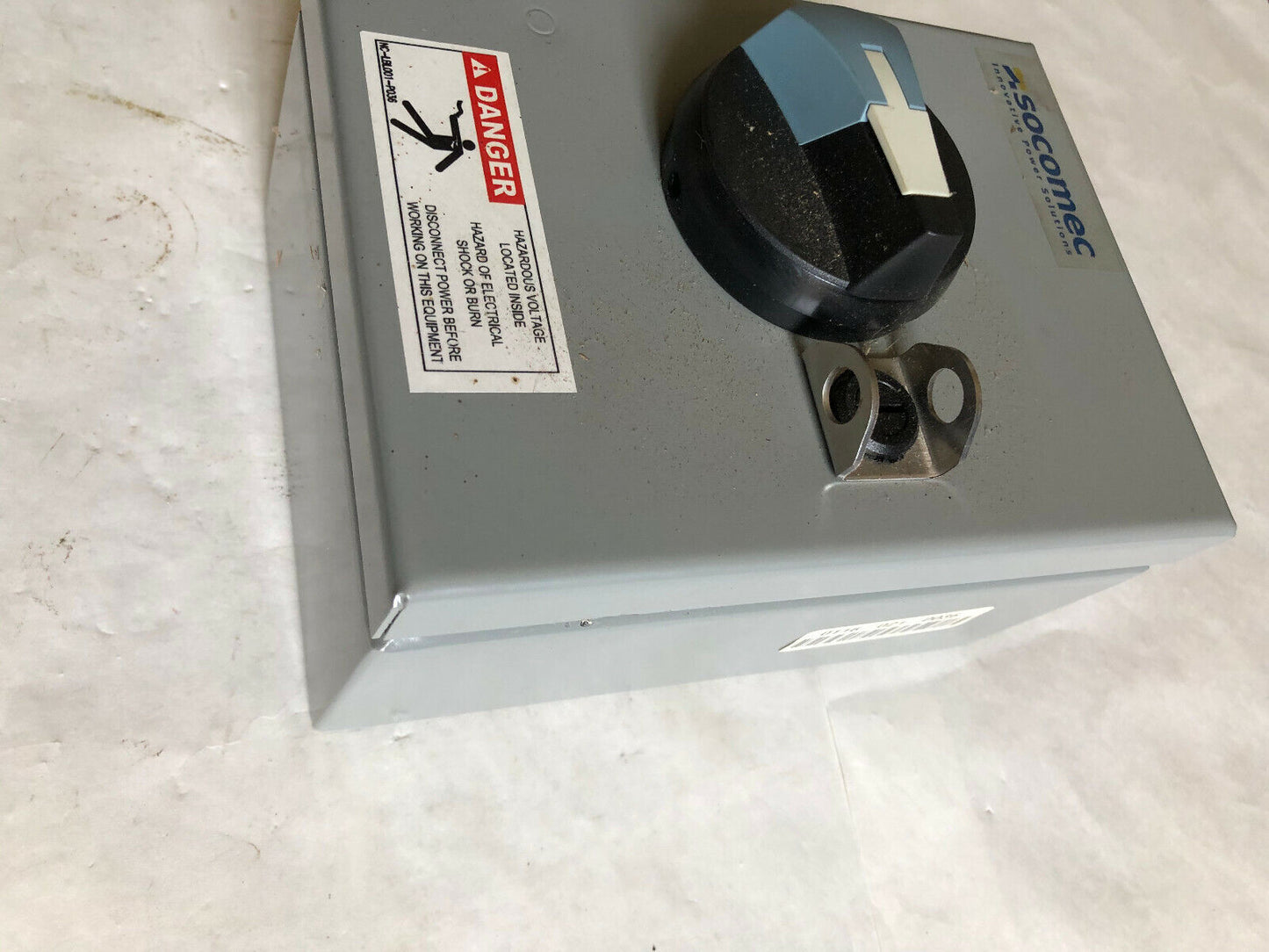 New Socomec Nc-Nf60802-001 Enclosure Switch,Nc-Lbl001-P036,80Amp, 600V,Ch