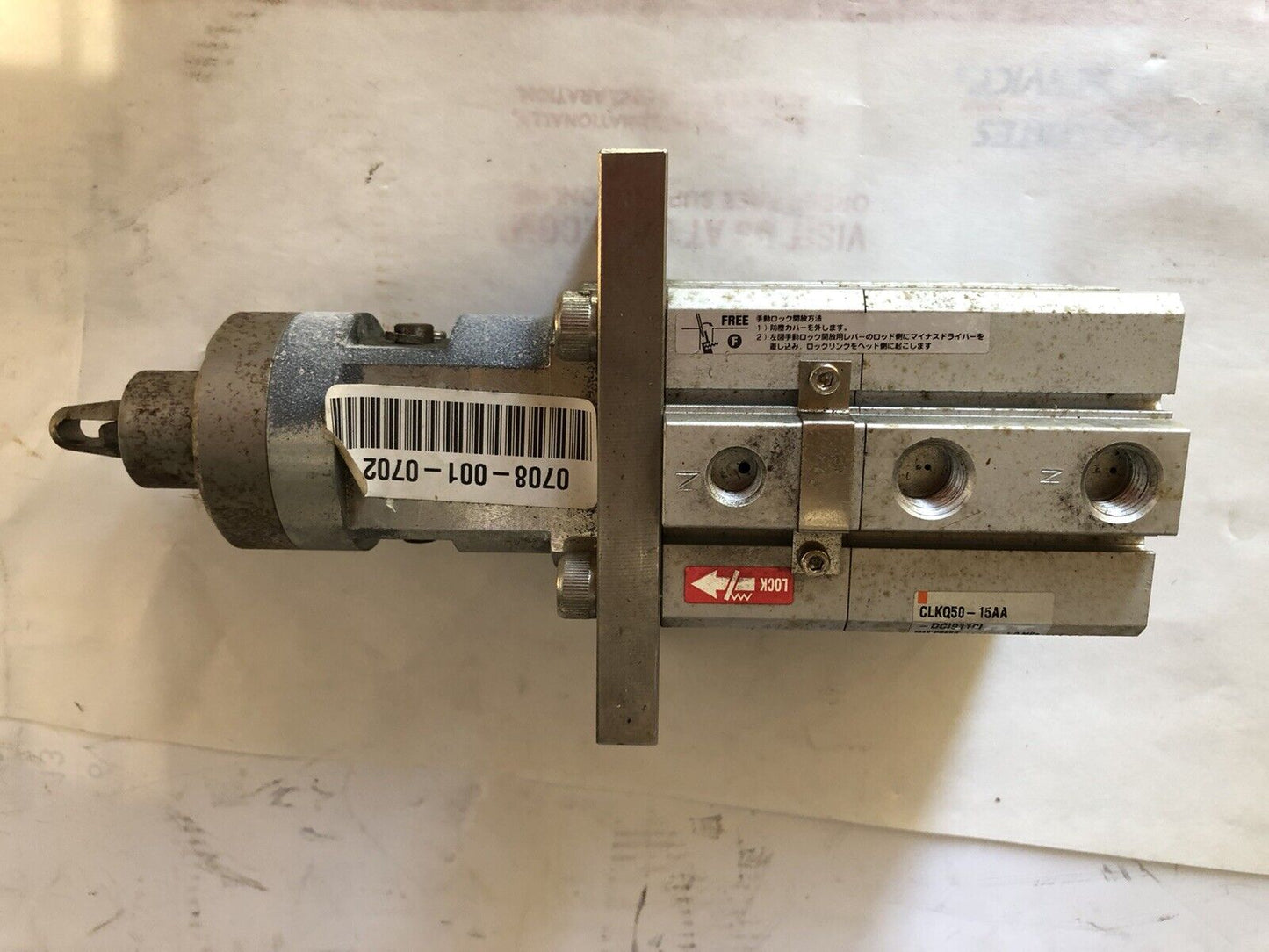 New Smc Clkq50-15Aa-Dci9119i Pneumatic Cylinder Clamp,Dk