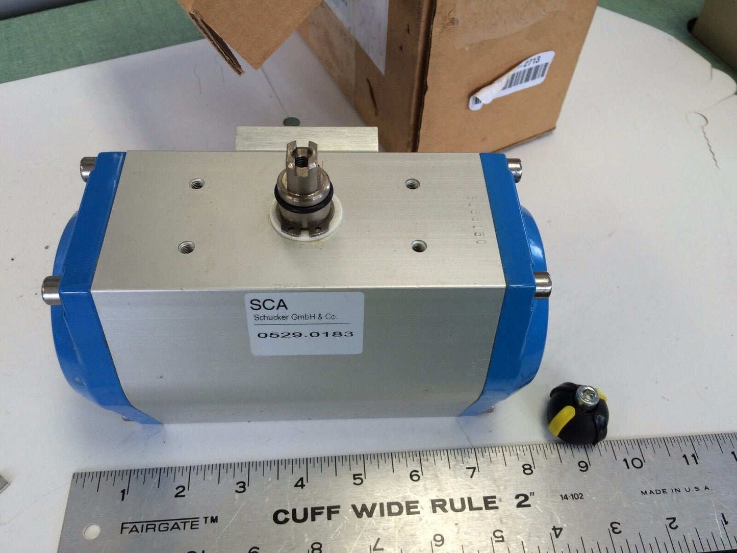 New Sca 0529.0183 Schucker Gmbh & Co Pneumatic Rotary Actuator,Gt-E-584-W,Ev