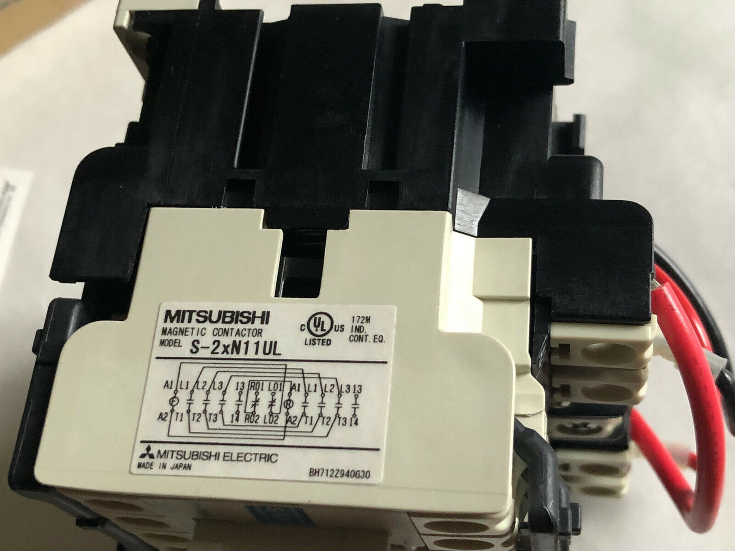 New Mitsubishi Electric S-2Xn11cxul Reversing Contactor 110-120V,S-N11,14.3S,Sv