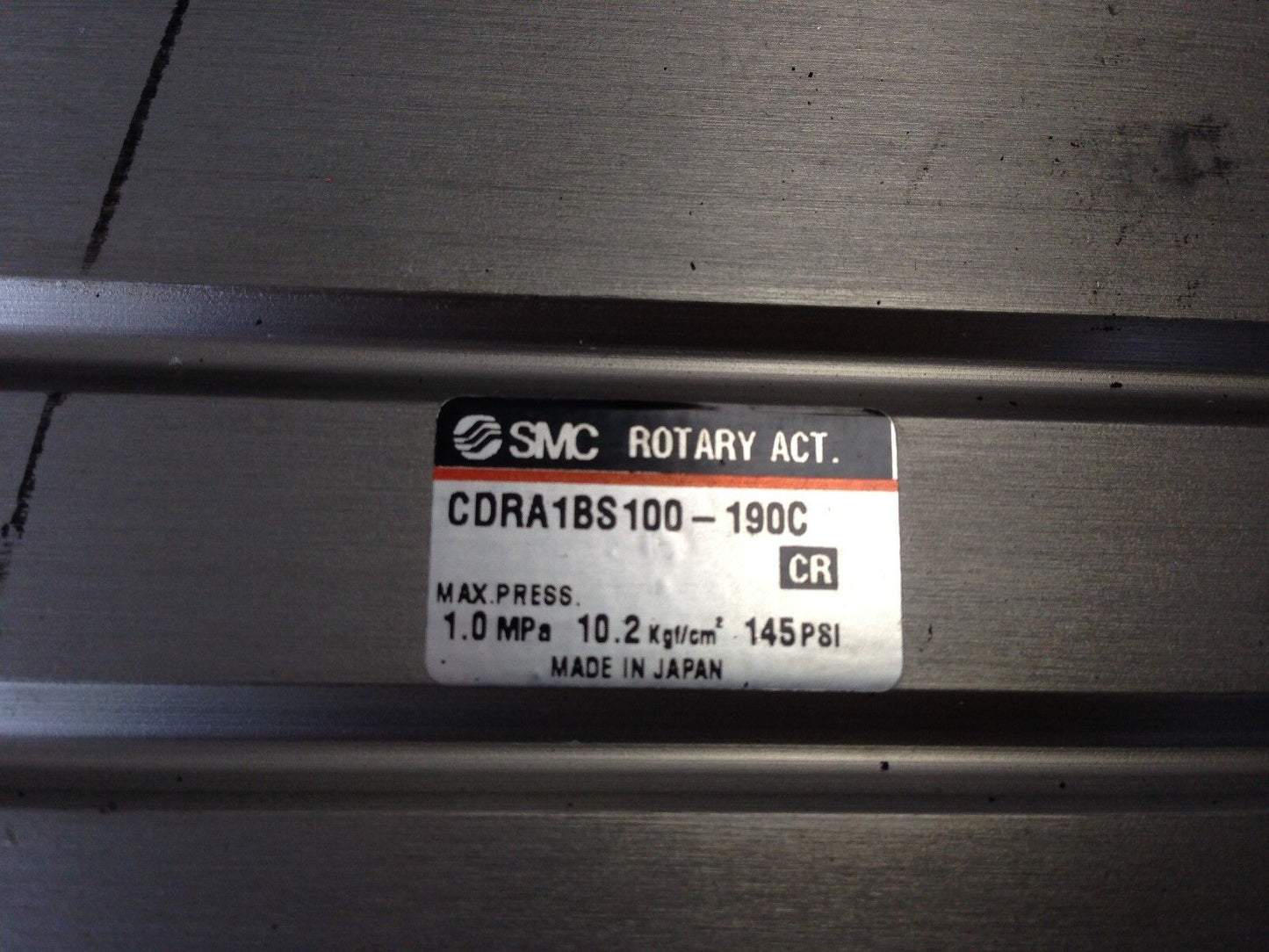 New Smc Cdra1bs100-190C Pneumatic Rotary Actuator, 190* Rotation,Bu