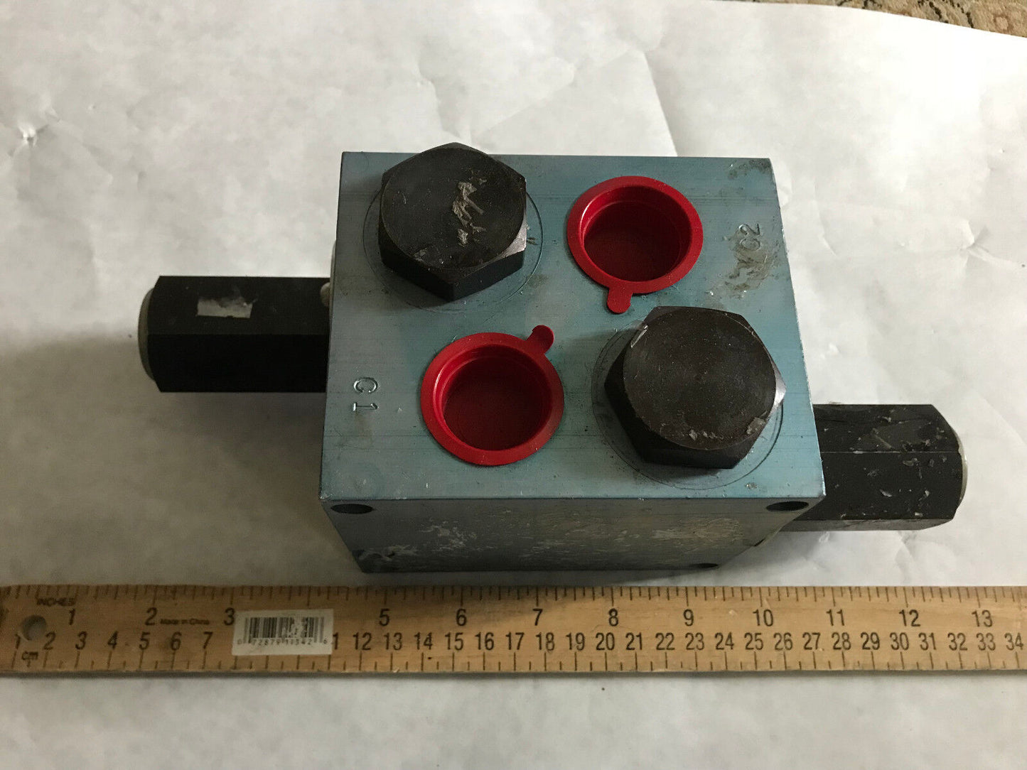 Racine Fh9-Lebh-T08,Racine Bosch Valve Block Fh9-Lebh-T08 1"Npt 4 Ports,Eo