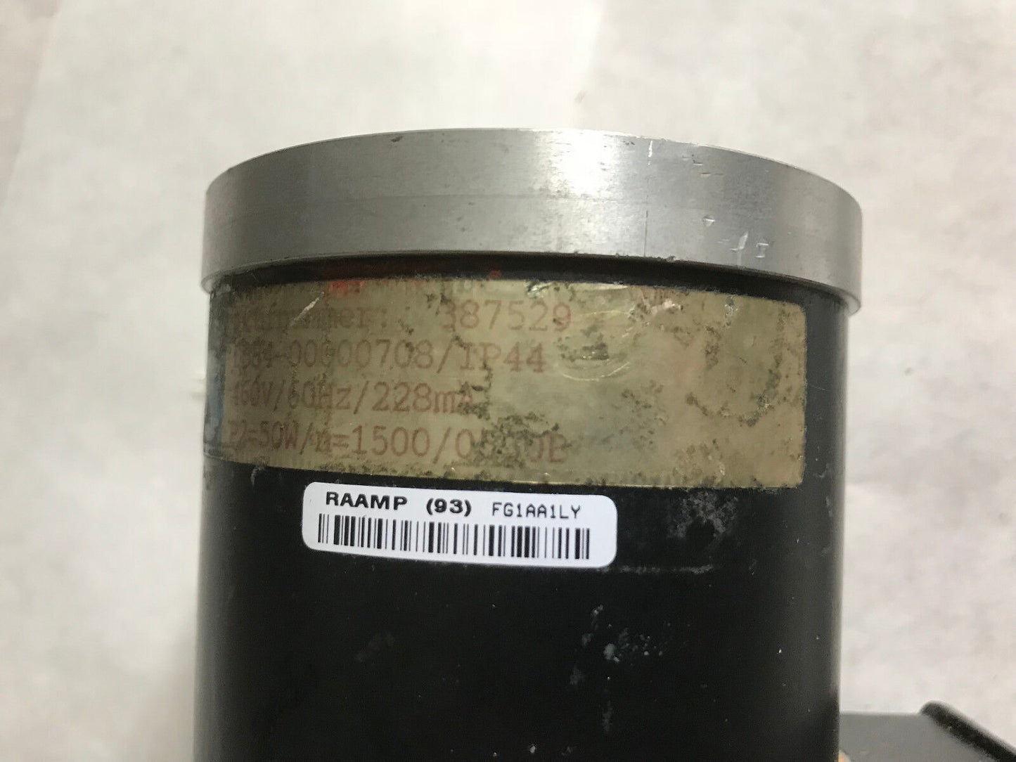 Neckar Motoren 55594 D884 00000708/Jp44,Ac Motor,387529,460 V,1500 Rpm,Ep