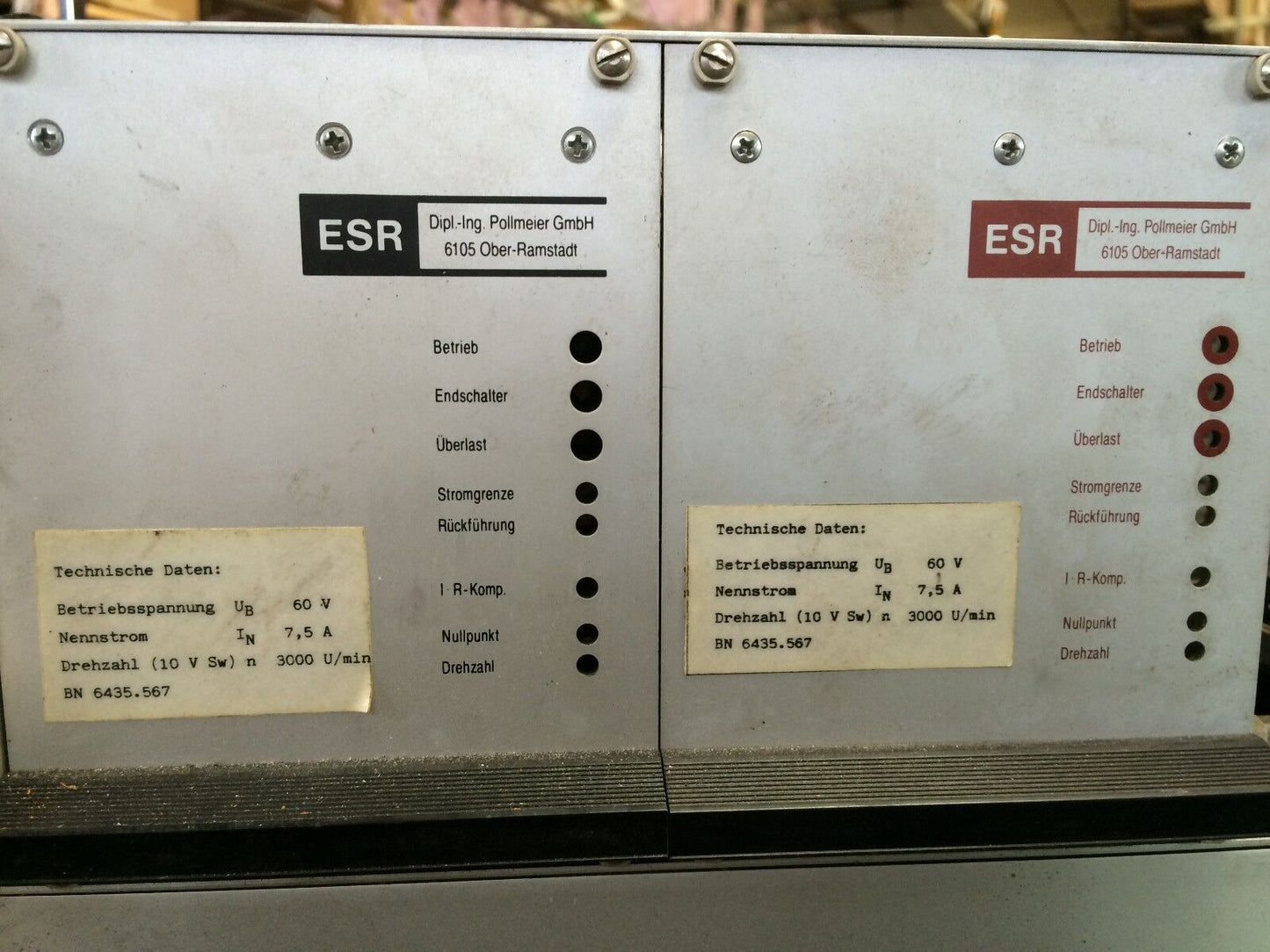Esr 6105 Ober-Ramstadt Bn 6446.556 Control,Bn 6435.567,Amada Dipl Pollmeier,Ez