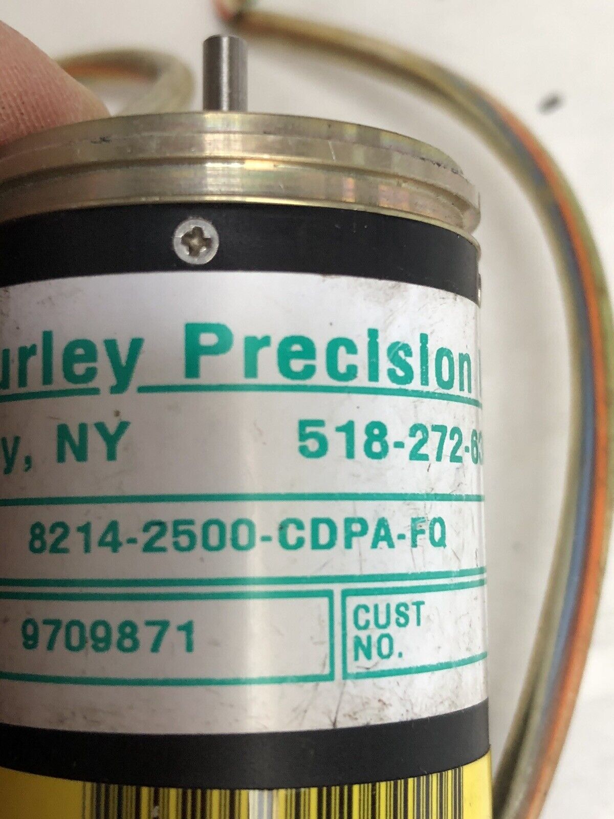 New Gurley Precision Encoder 8214-2500-Cdpa-Fq Shaft Dimension 1/8" X 21/64",Dh