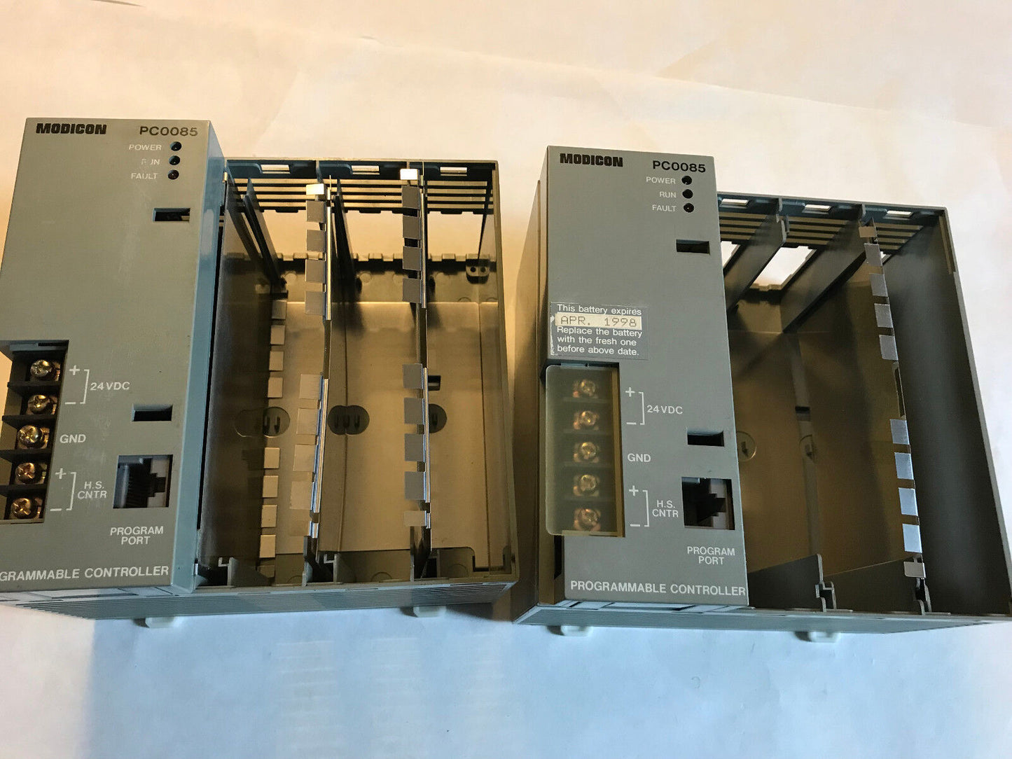 Modicon Pc0085 Plc Expansion Rack 3-Slot,Power Supply Pc-0085-103,Sa
