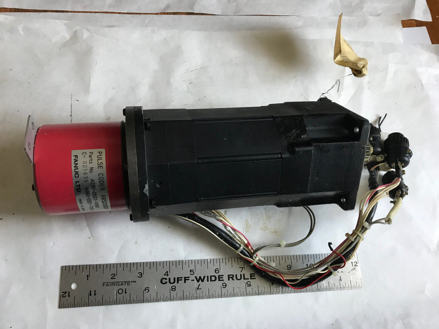 Fanuc A06b-0312-B351 Ac Servo Motor Brake Apc A290-0521-V581 Motor 1-0S,1-Os,Sr