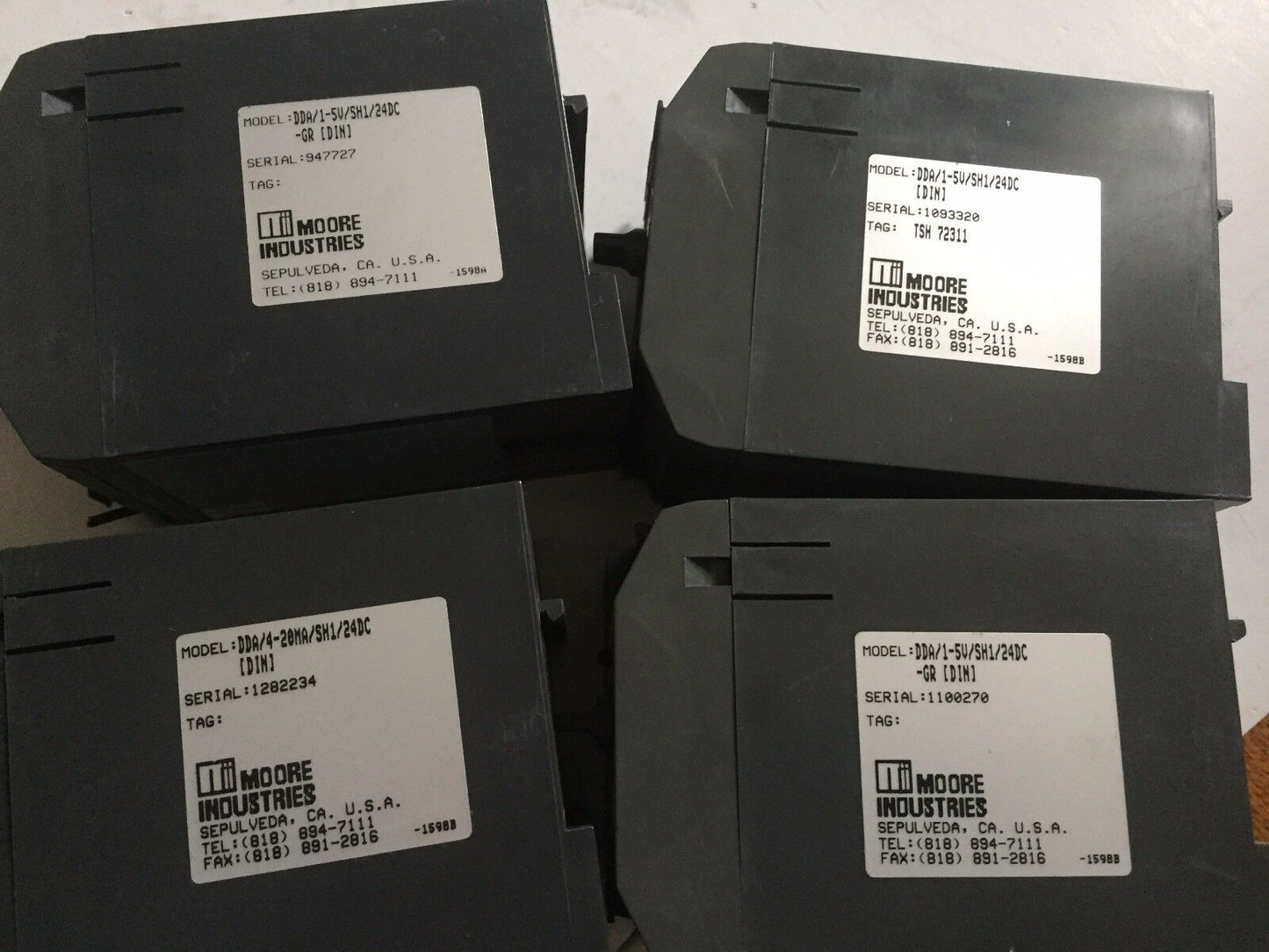 Moore Dda/1-5V/Sh1/24Dc-Gr (Din) Voltage Alarm Single High Failsaf,Moore Dda,Es