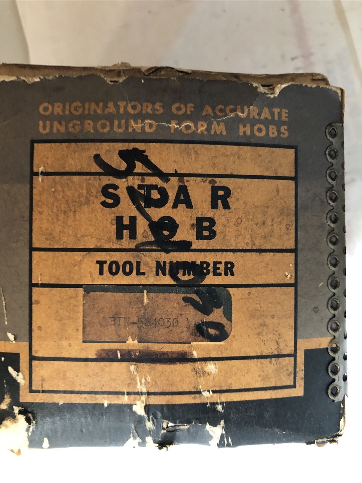 Star 4912013 Gear Hob, Fin Topg, N2 Bin-524030 La 5 36 5Rh W.D. 1958 12 Ndp,Ff