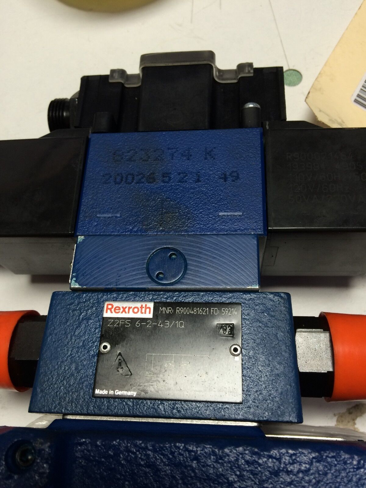 Rexroth R900904406 Hydraulic Valve,R978008115,4We6j61/Ew110n9dk25l,Z2fs62431q,Az
