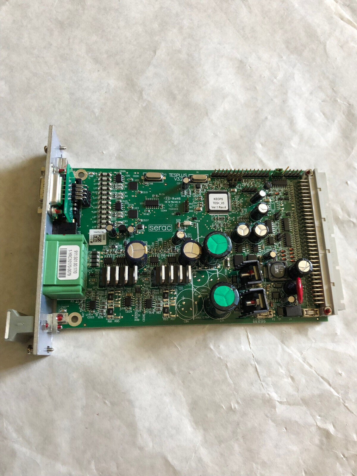 New Serac 911.S.0100.17,911 S 0100 17,Tesplus V3.2,Tes+V3,Cw