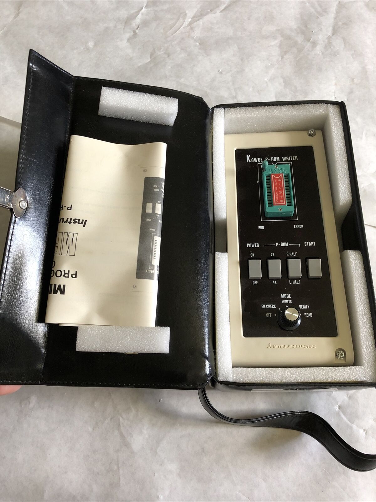 New Mitsubishi K6wue P-Rom Writer Programmable Controller W/Case,Fm