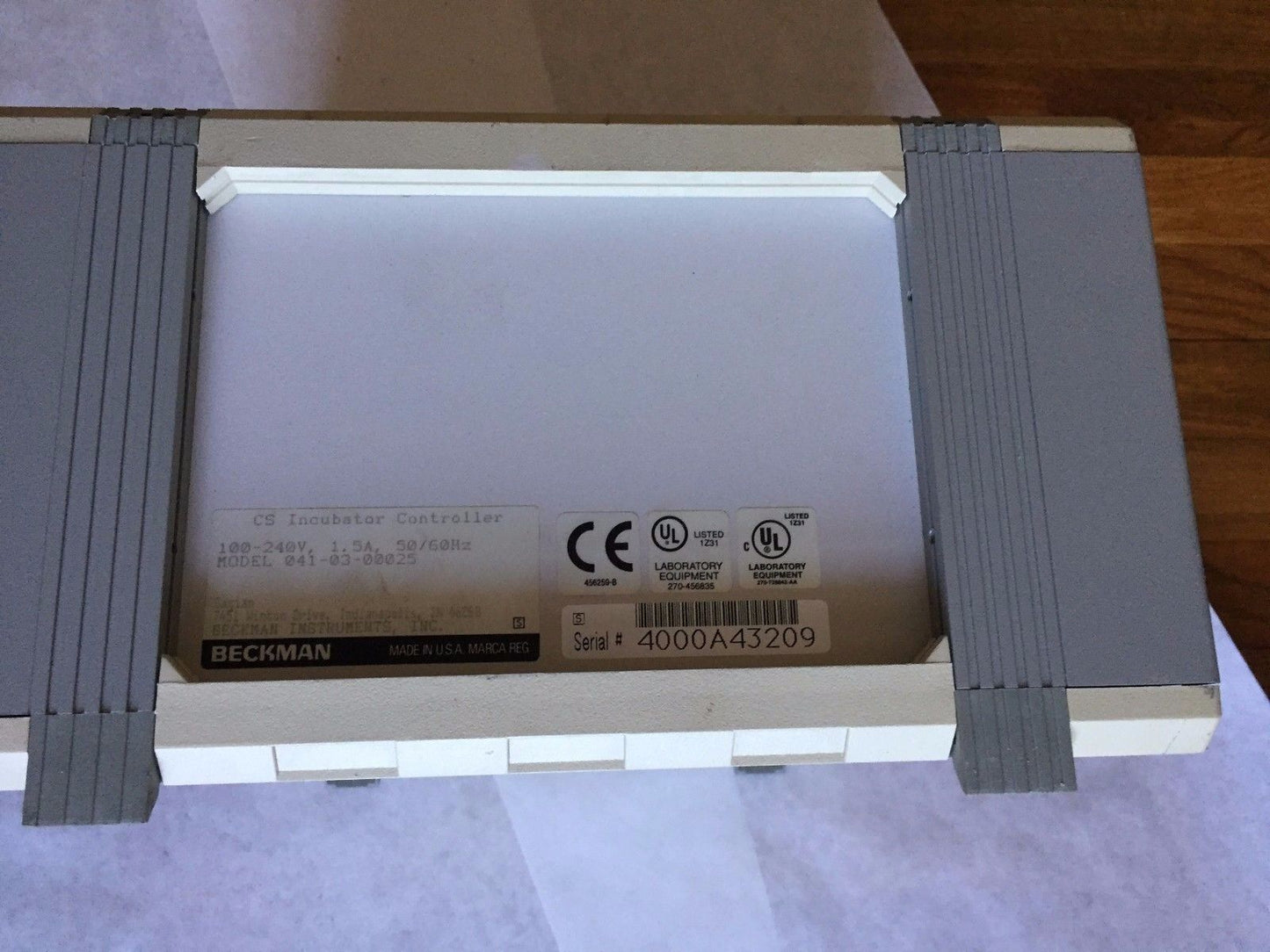 Beckman 041-03-00025,Cs Incubator Controller,Sagian 100-240V,Bp