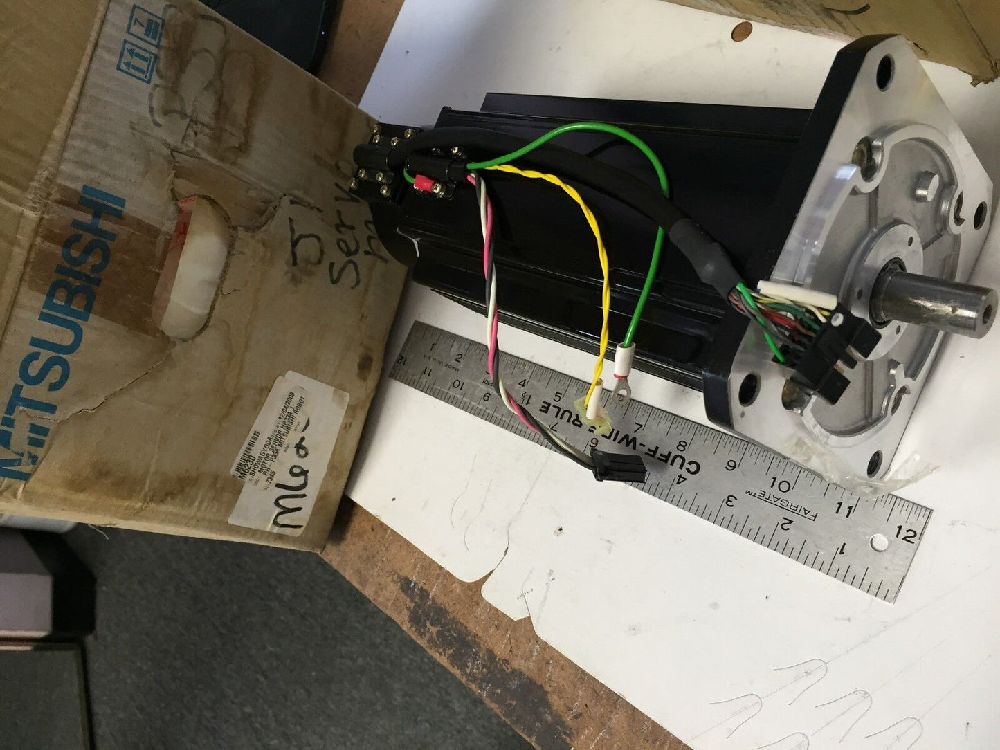 New Tamagawa 3316N204e39,Tbl-S Ac Servo Motor,1110W 200V,Mitsubishi Rh-P33a,Av