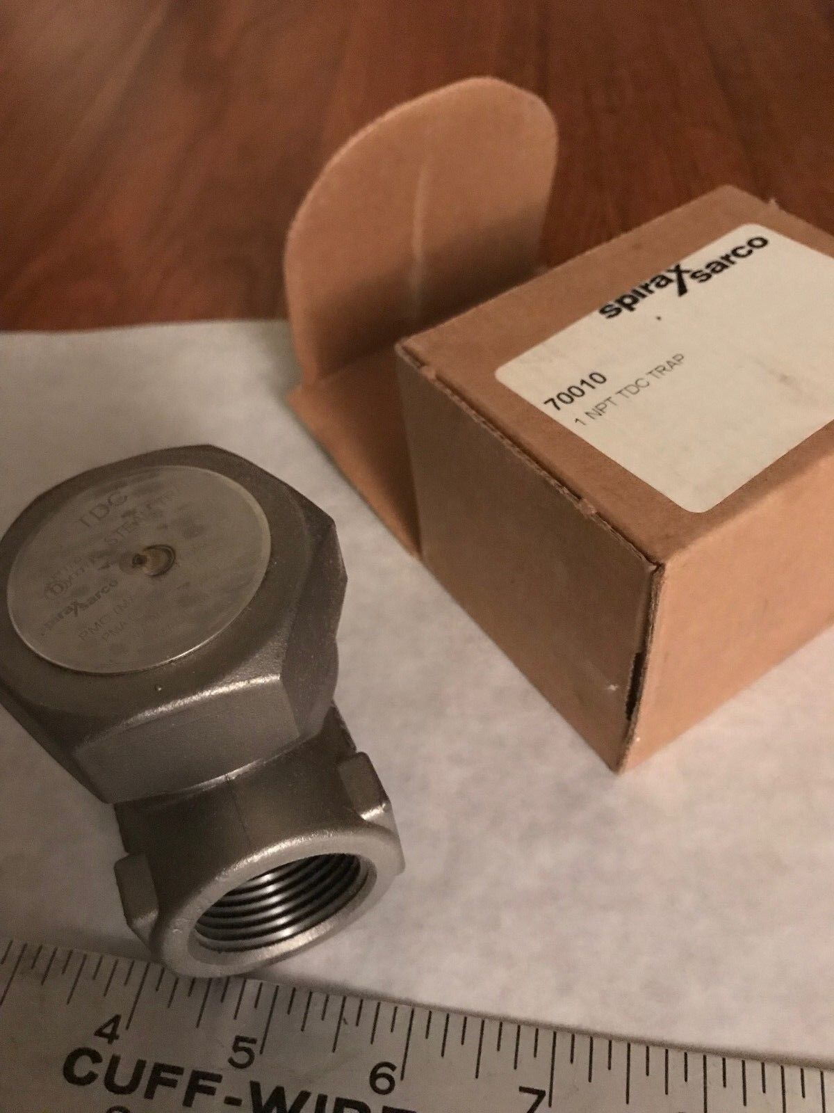 Spirax Sarco 1” Tdc Steam Trap Thermo-Dynamic,Spirax Sarco B.M. 70010,Te,Et